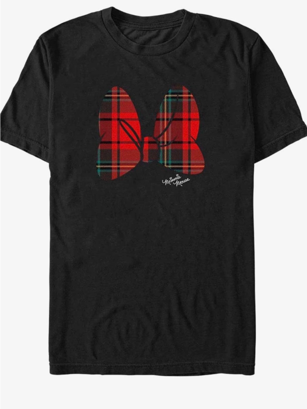 Disney Minnie Mouse Red Plaid Bow